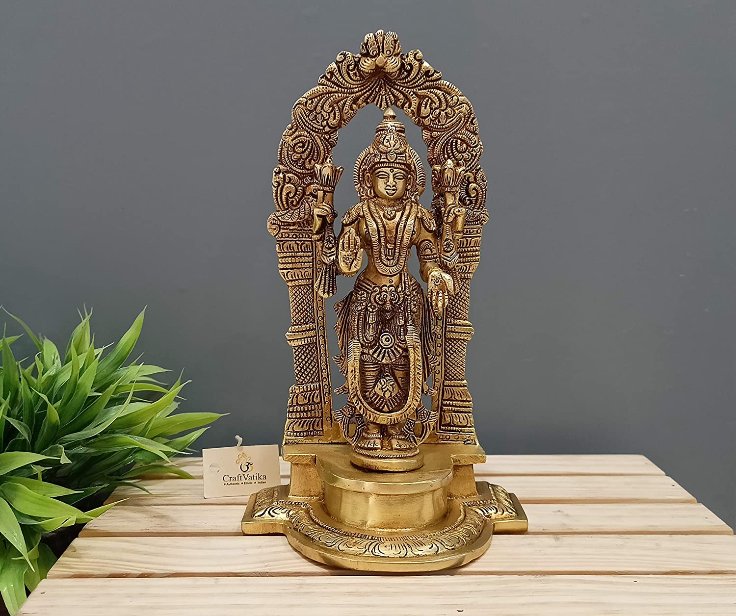 Blessing Lakshmi Idol Standing Sculpture Decorative Statue Lbs117